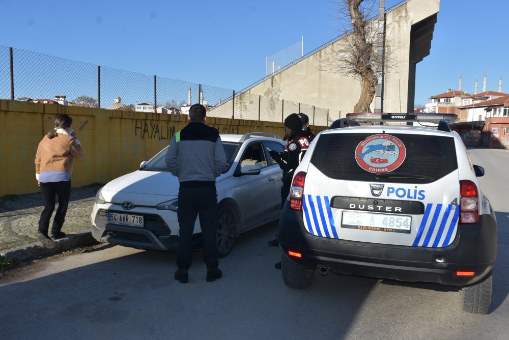 Edirne'de yılın ilk günü 'kısıtlama' uygulaması