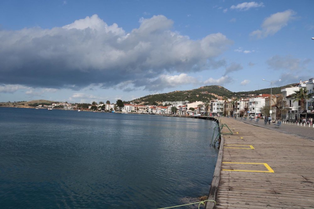 Foça'da yeni yılın ilk günü sessizlik