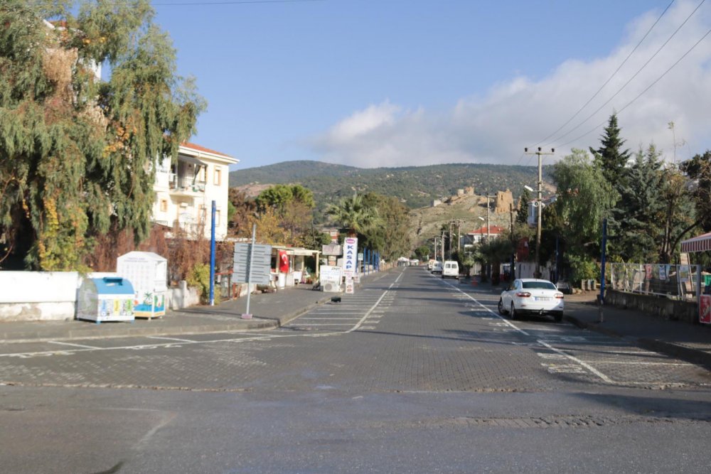 Foça'da yeni yılın ilk günü sessizlik