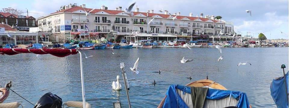 Foça'da yeni yılın ilk günü sessizlik