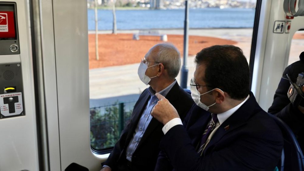 Kılıçdaroğlu ve Akşener'in katıldığı törenle Eminönü-Alibeyköy tramvay hattının ilk kısmı açıldı