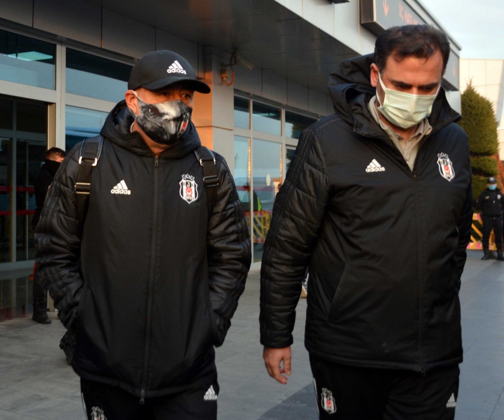 Beşiktaş kafilesi Kayseri'ye geldi