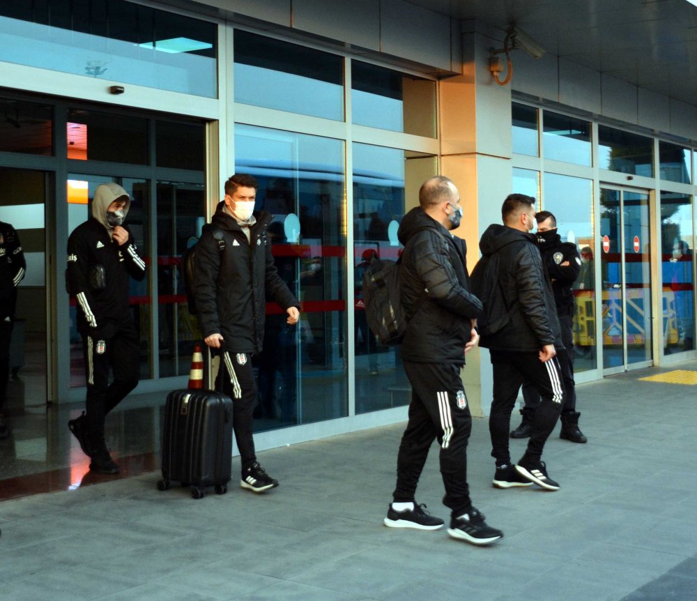 Beşiktaş kafilesi Kayseri'ye geldi