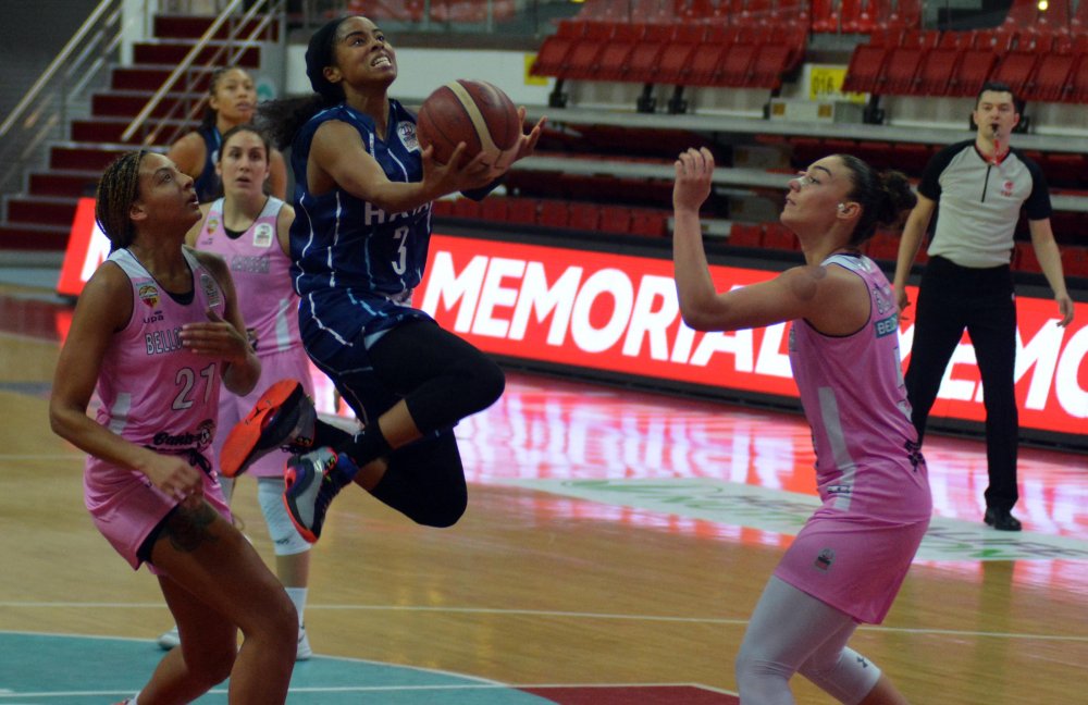 Bellona Kayseri Basketbol - Hatay Büyükşehir Belediyespor: 80 - 75