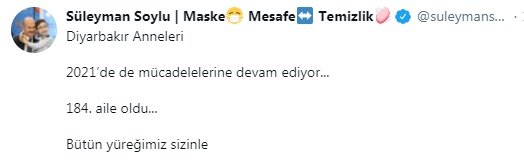 Diyarbakır Annleri sayısı 184 oldu