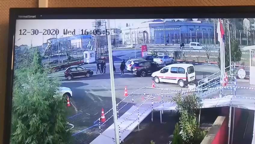 Kazanın ardından kavga kamerada