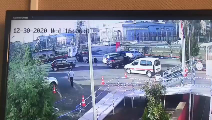 Kazanın ardından kavga kamerada