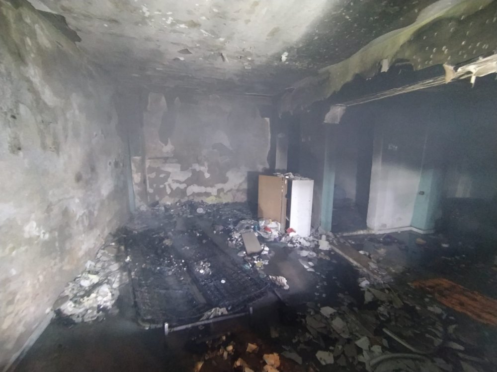 Yaşadığı evi ikinci kez kundaklayan kişi, gözaltına alındı