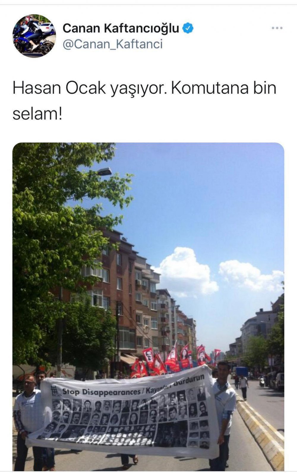 Çataklı'dan, CHP İstanbul İl Başkanı Kaftancıoğlu'nun paylaşımına ilişkin açıklama 
