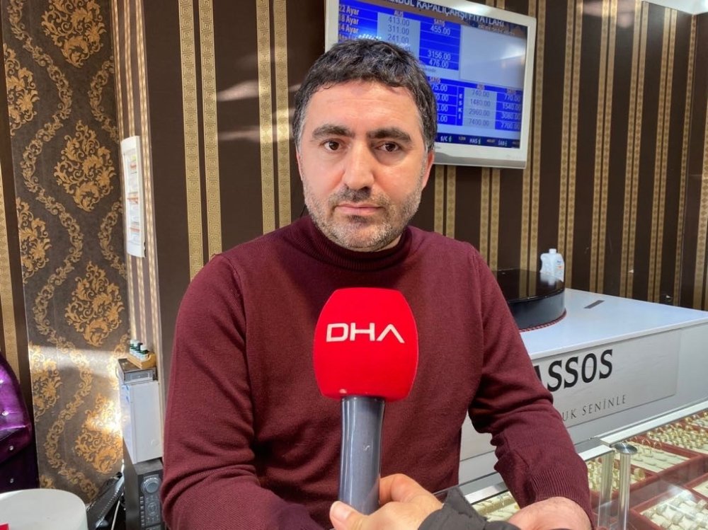 Pendik'te kuyumcuya sahte altın satma girişimi