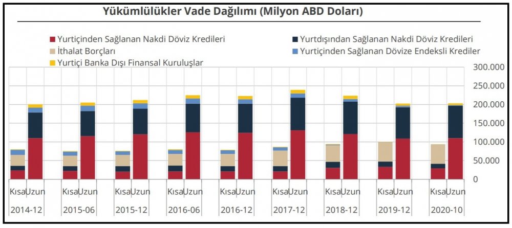 TCMB Finansal kesim dışının döviz açığı 157 milyar dolar