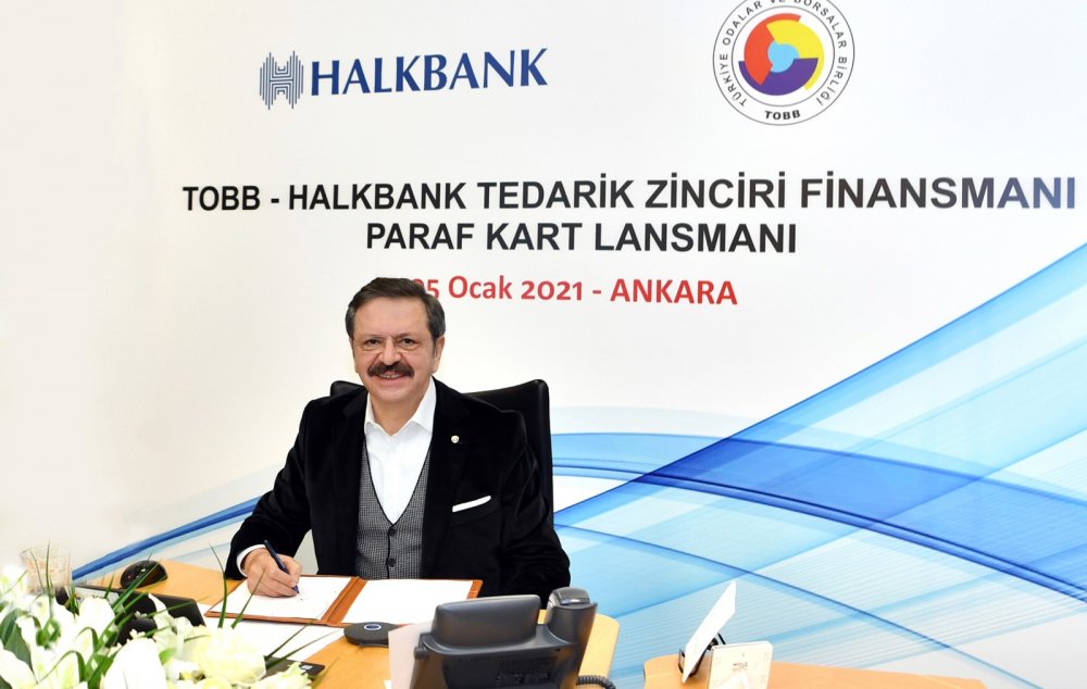 TOBB ve Halkbank arasında 'Güvenceli Tedarik Zinciri Finansman Anlaşması'