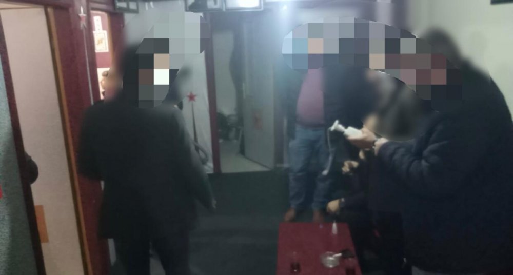 Gizli kahvehanelerde yakalanan 34 kişiye 107 bin TL ceza