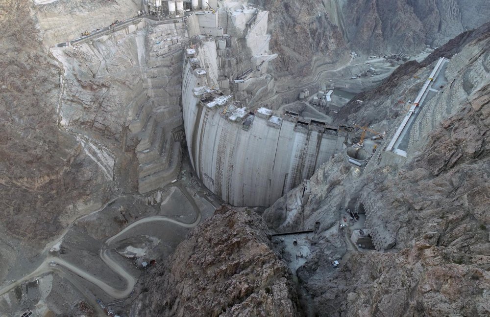 Yusufeli Barajı'nın gövdesinin tamamlanmasına 7 metre kaldı