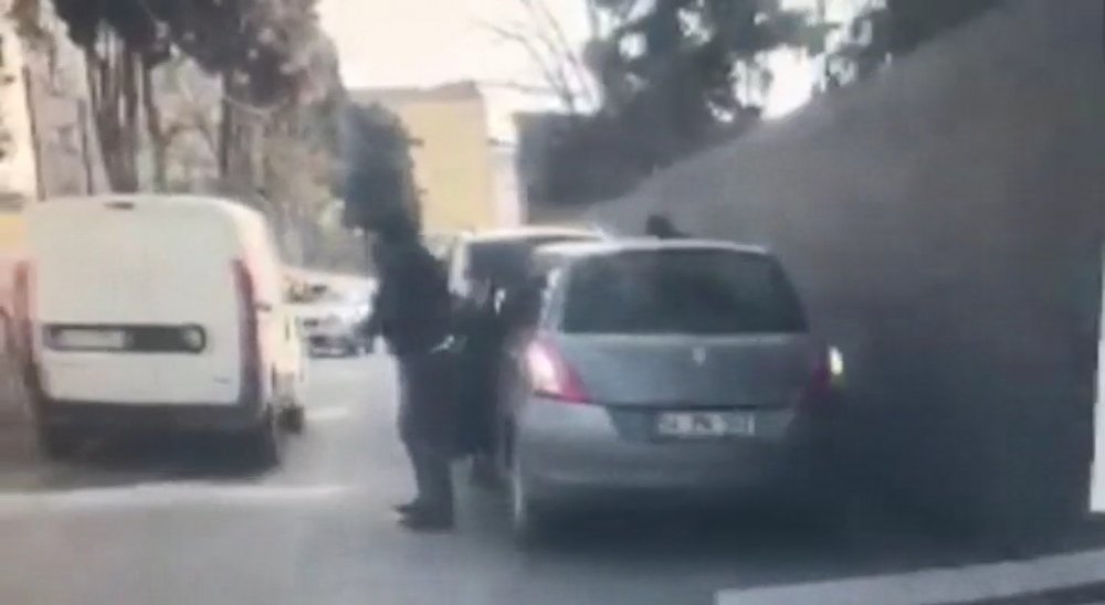 350 bin liralık gasp yalanını araç kamerası görüntüleri ortaya çıkardı