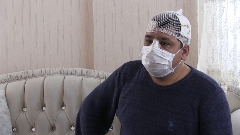 6 kişinin yaralandığı komşu kavgası kamerada