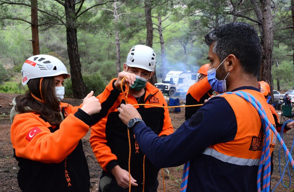 Datça'da arama kurtarma gönüllüleri afetlere hazır