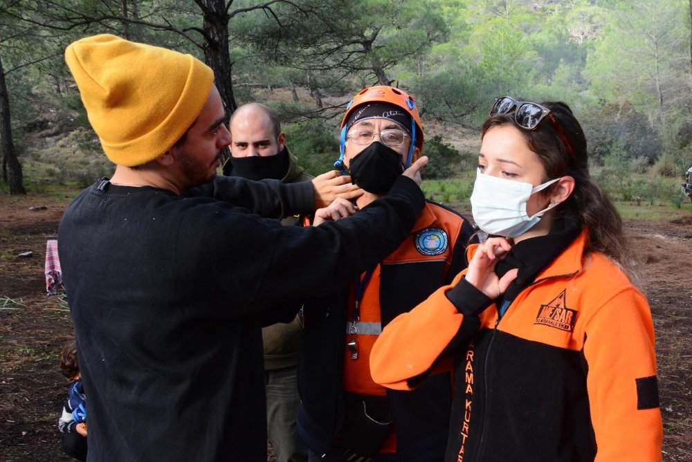 Datça'da arama kurtarma gönüllüleri afetlere hazır