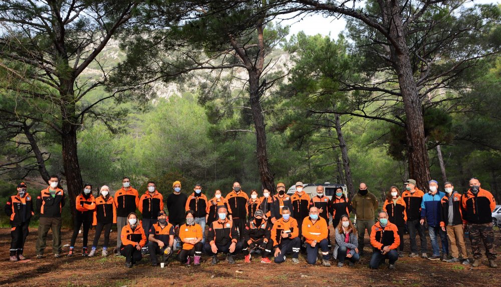 Datça'da arama kurtarma gönüllüleri afetlere hazır