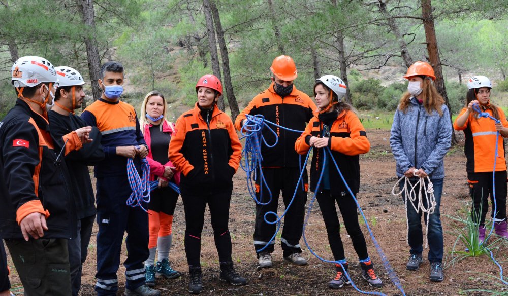 Datça'da arama kurtarma gönüllüleri afetlere hazır