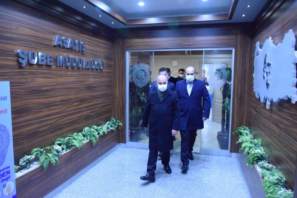 Emniyet Genel Müdürü Aktaş'ın İstanbul'da Asayiş Şube Müdürlüğü'nü ziyareti