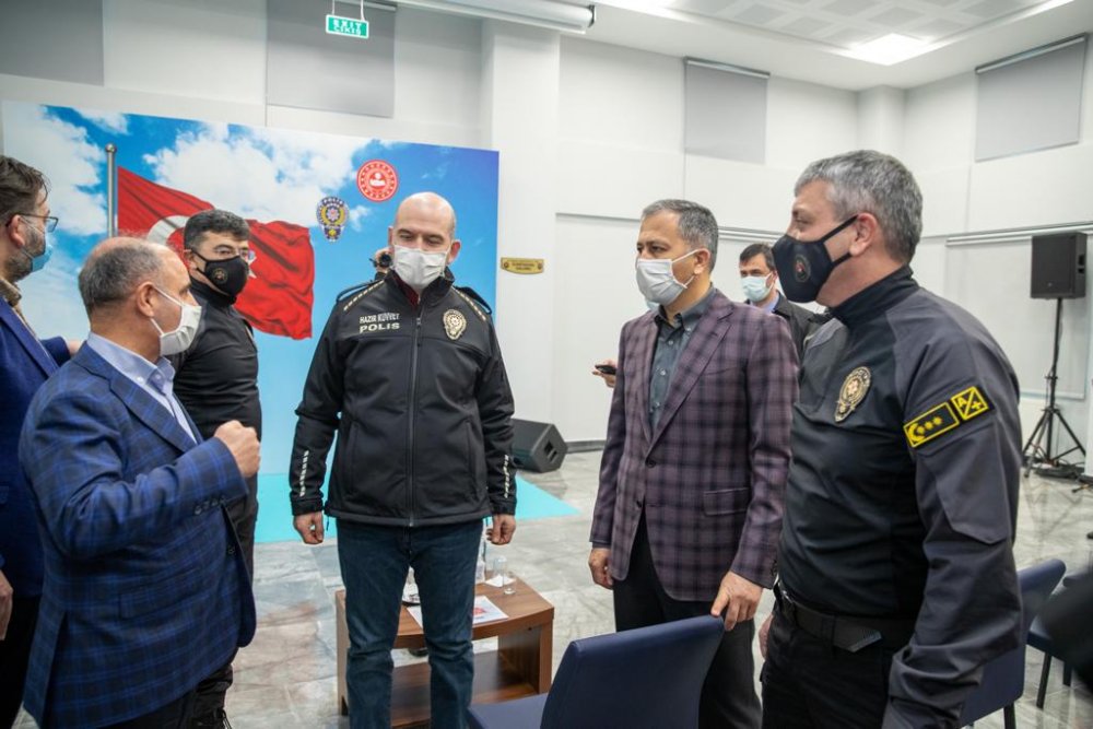 İçişleri Bakanı Süleyman Soylu Takviye Kuvvet Müdürlüğü'nü ziyaret etti