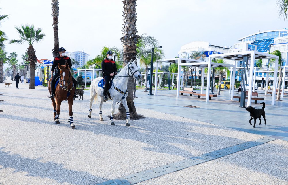 Ocak ayında yazdan kalma günlerin tadını turistler çıkardı