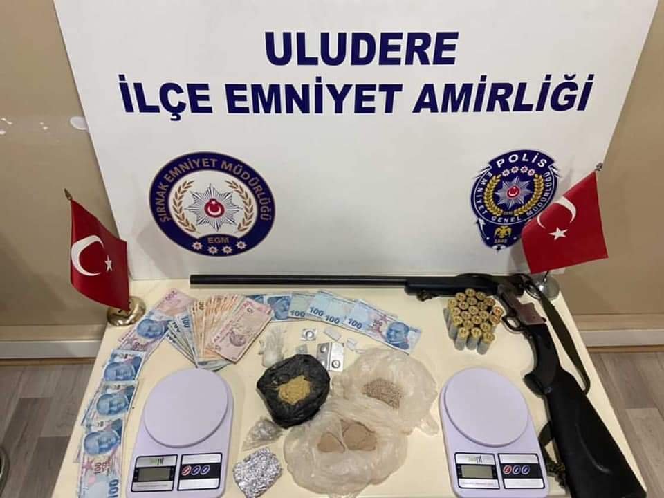 Şırnak'ta uyuşturucu operasyonunda 2 tutuklama