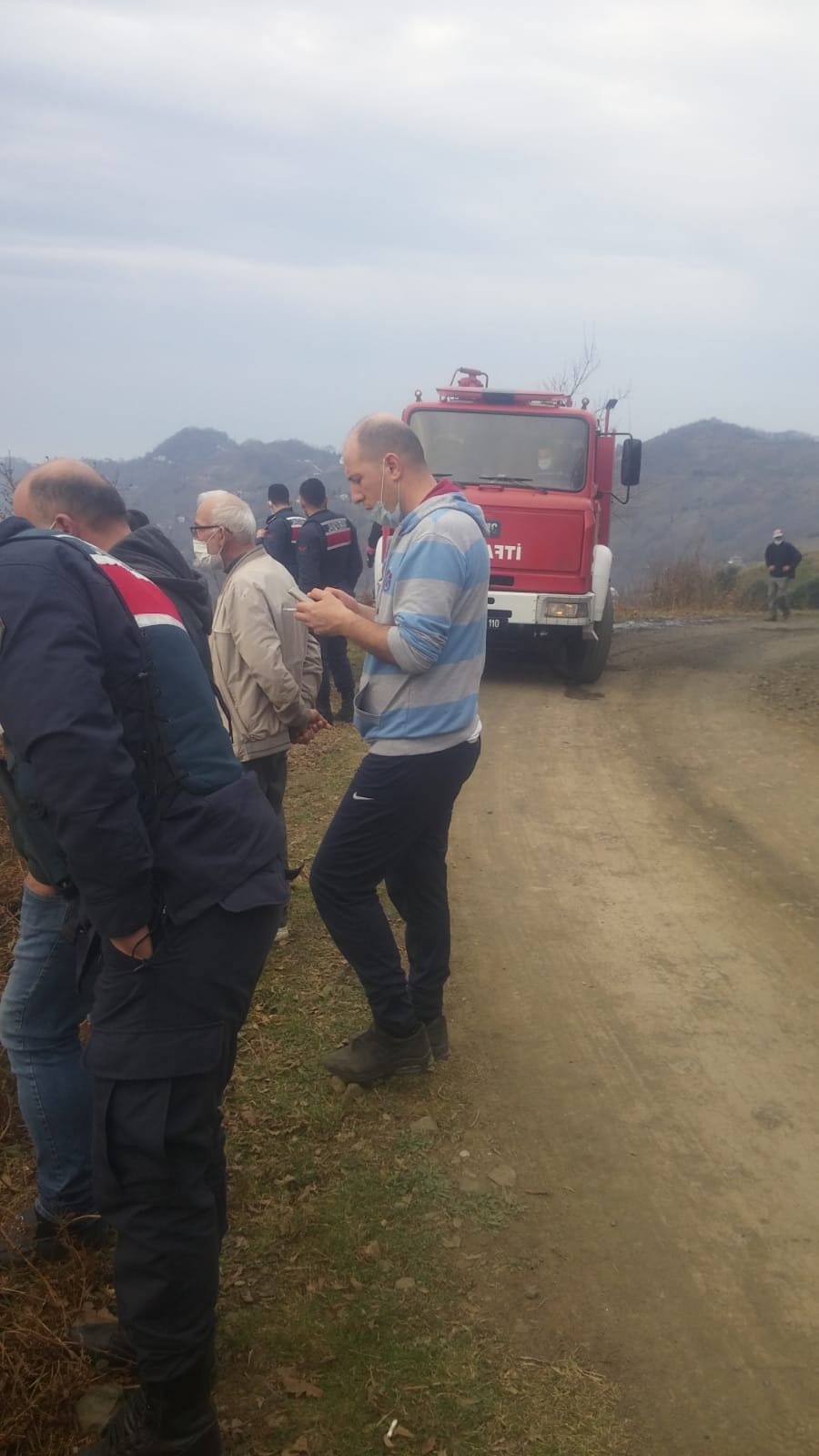 Trabzon’da örtü yangını