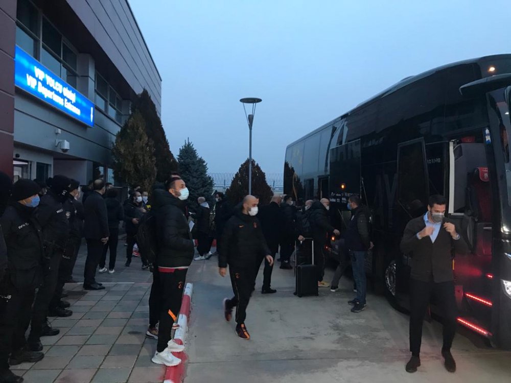 Galatasaray kafilesi Malatya'da
