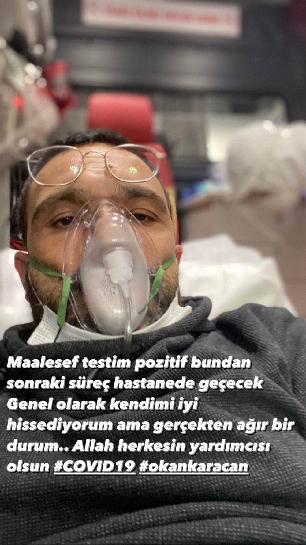 Koronavirüse yakalanan Okan Karacan: Tedbiri elden bırakmayın