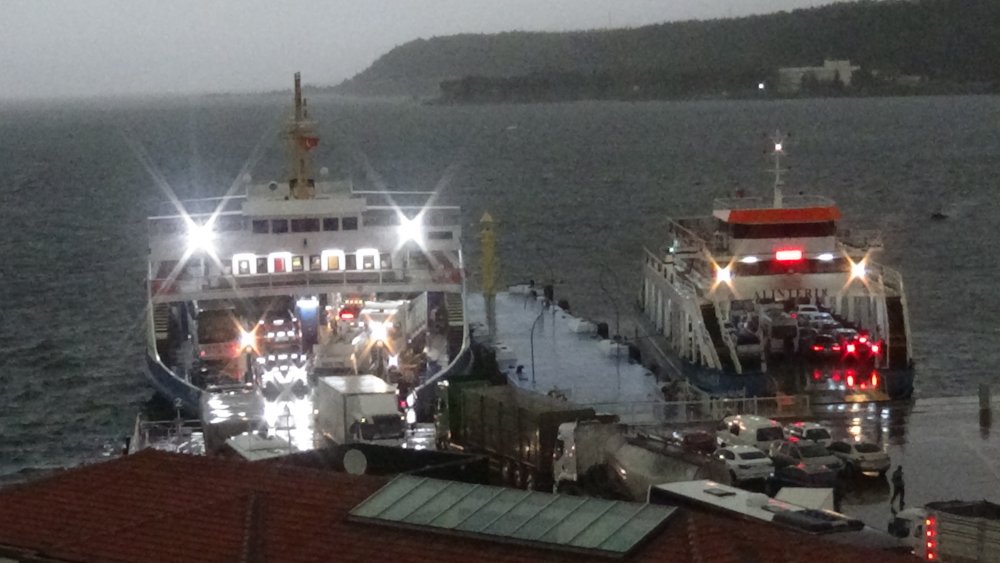 Çanakkale'de beklenen yağmur başladı