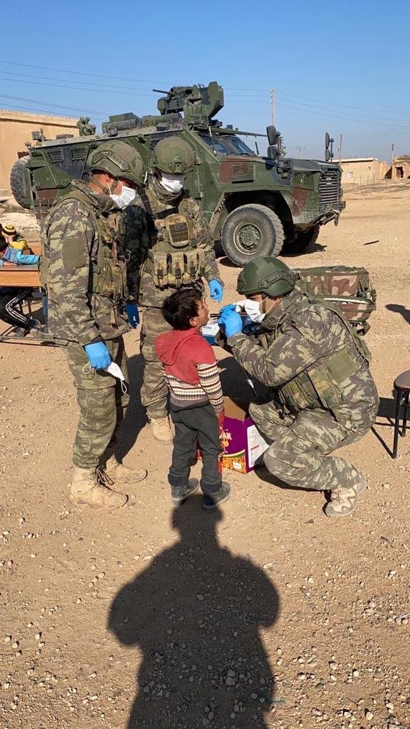 Mehmetçik Tel Abyad'da