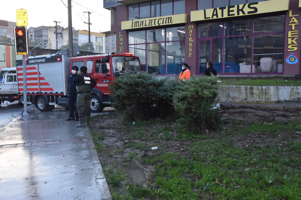 Sele kapılan kadın, park halindeki TIR sayesinde hayatta kaldı