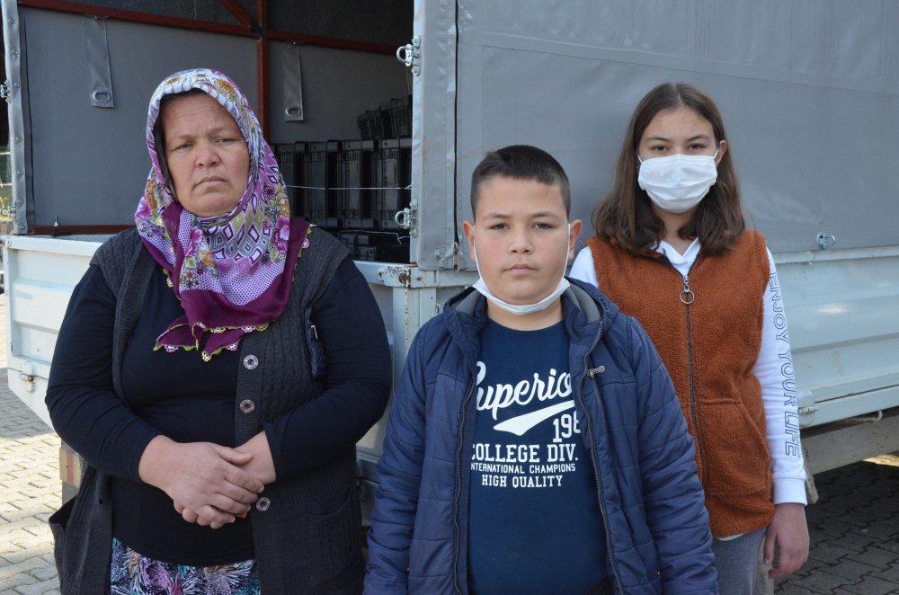 Film gibi kovalamaca: 2 çocuğun kasasında olduğu kamyoneti kaçırdı