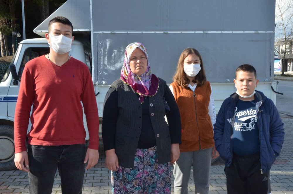 Film gibi kovalamaca: 2 çocuğun kasasında olduğu kamyoneti kaçırdı