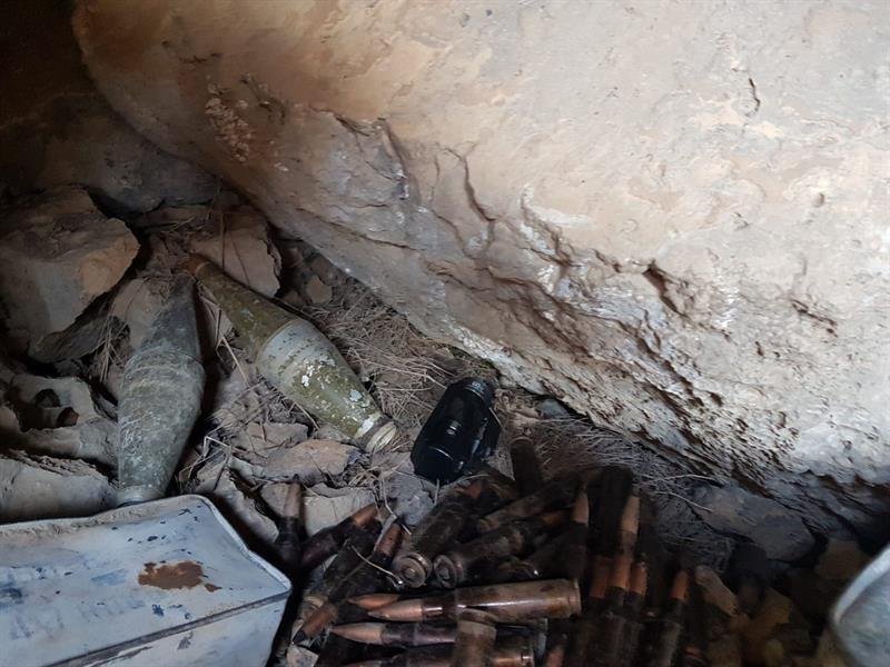 Hakkari'de PKK'ya ait uçaksavar mühimmatı ve roketatar ele geçirildi