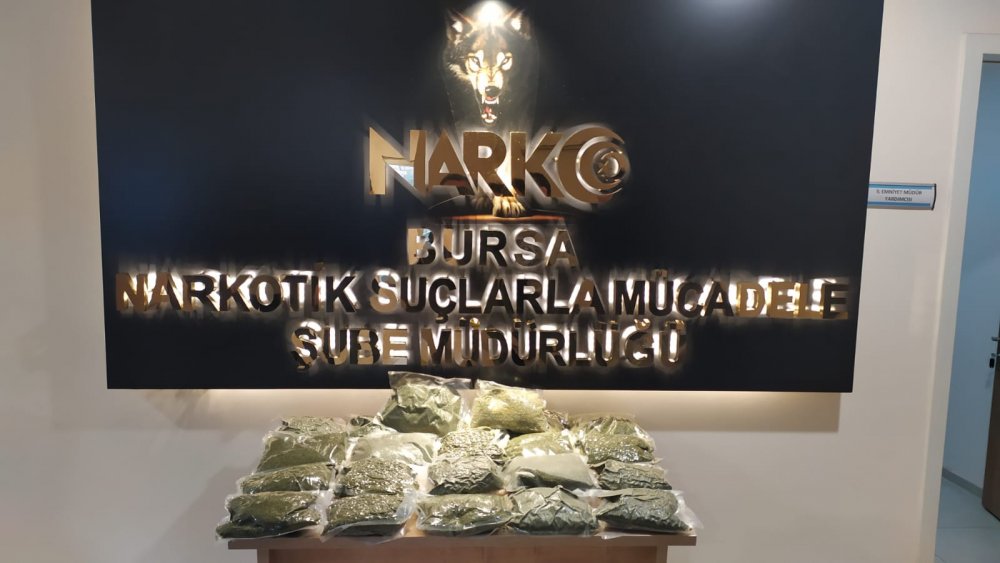 Bursa'da narkotik operasyonu: 14 gözaltı