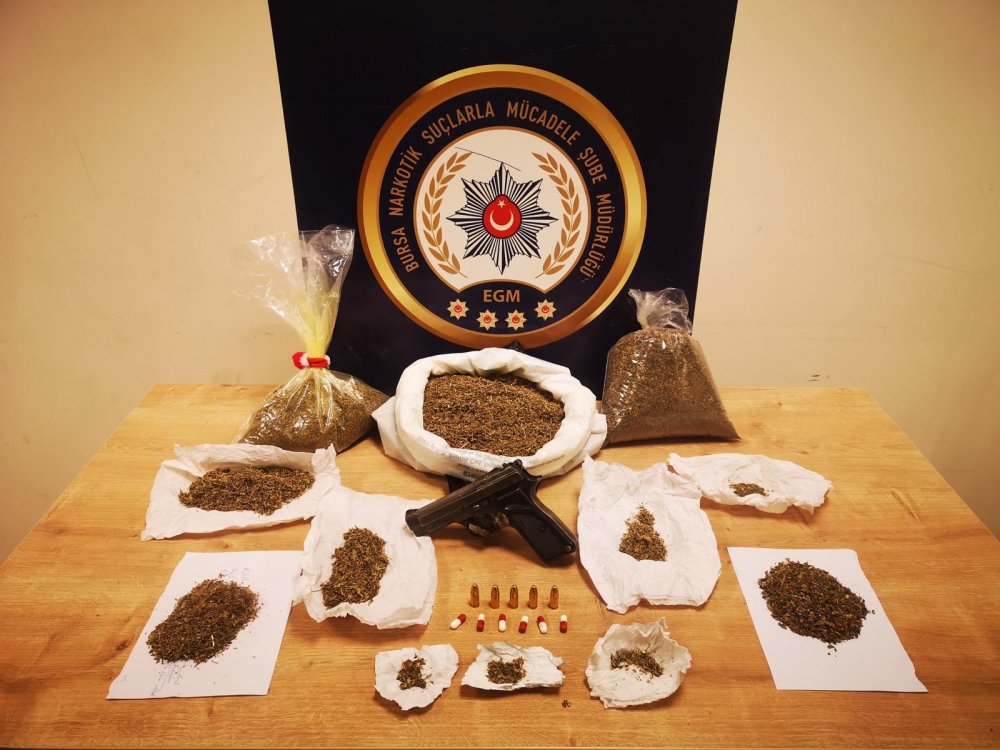 Bursa'da narkotik operasyonu: 14 gözaltı