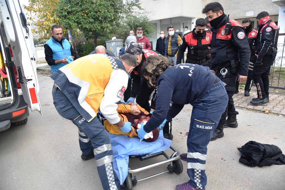 Kızını rehin alan damadını yaralayan baba adliyede