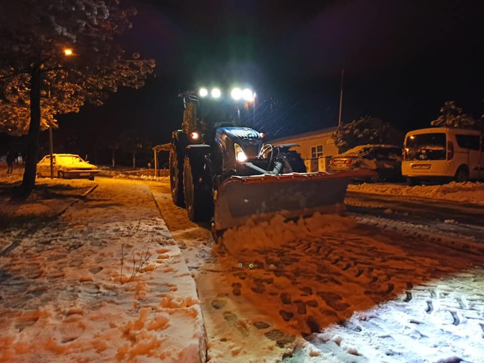 Çanakkale'de kar yağışı başladı