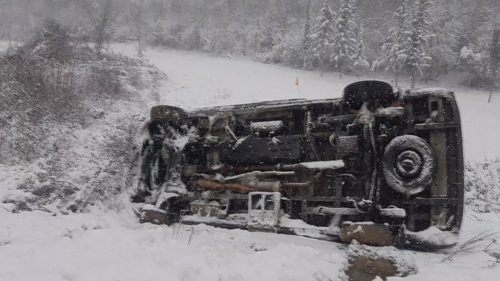 Çatalca’da ambulans devrildi