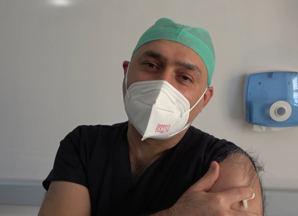 Belgin hemşire: Aşı sonrası herhangi bir sıkıntı yaşamadım
