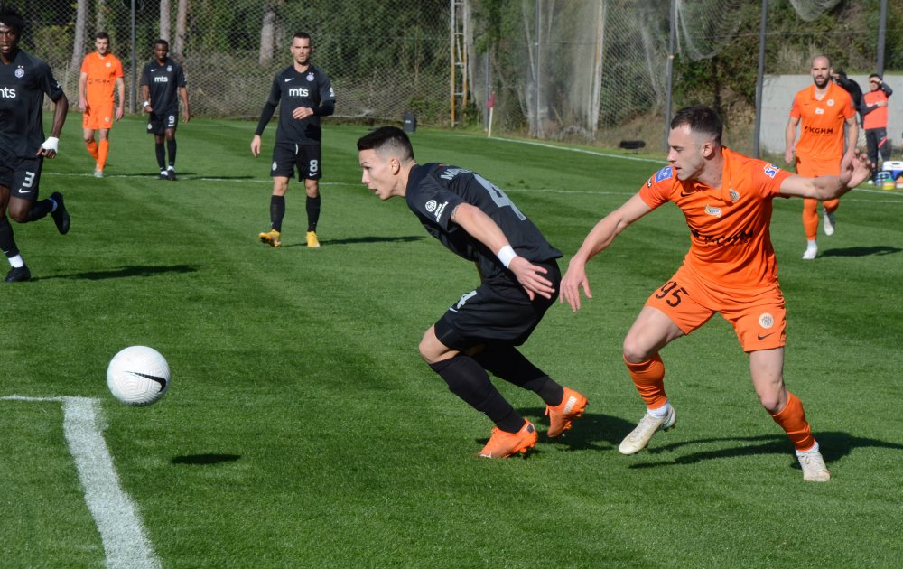 F.K. Partizan, Antalya'da oynanan özel maçta Zagleble Lubin'i yendi