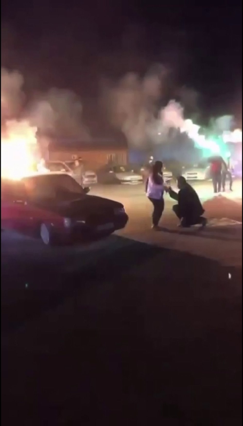 Antalya'da driftli evlilik teklifi