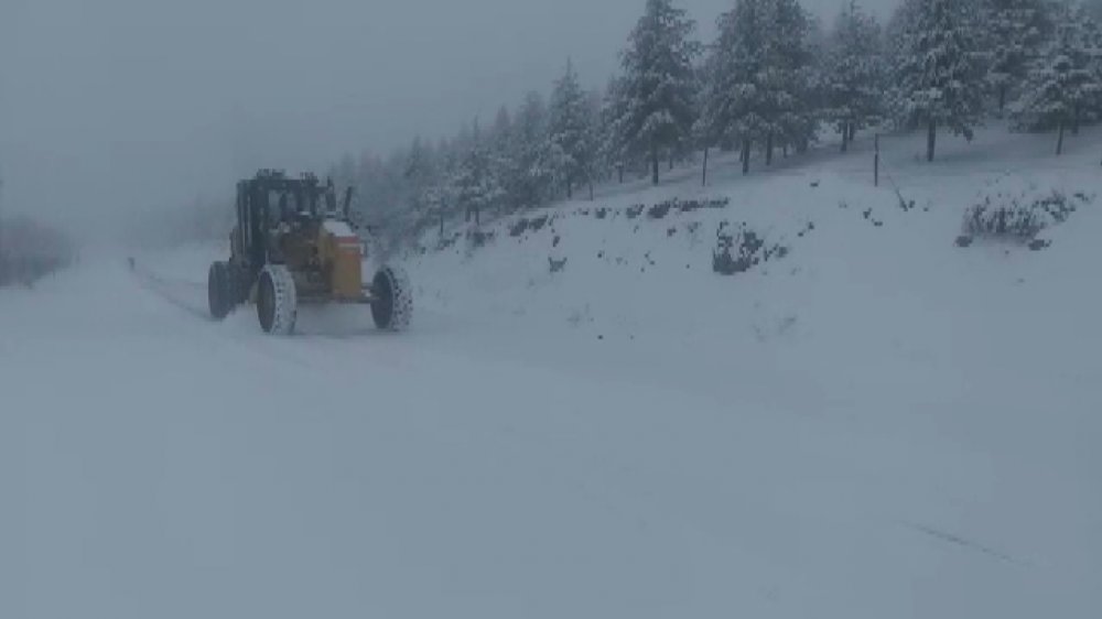 Elazığ'da 441 köy yolu kardan kapandı