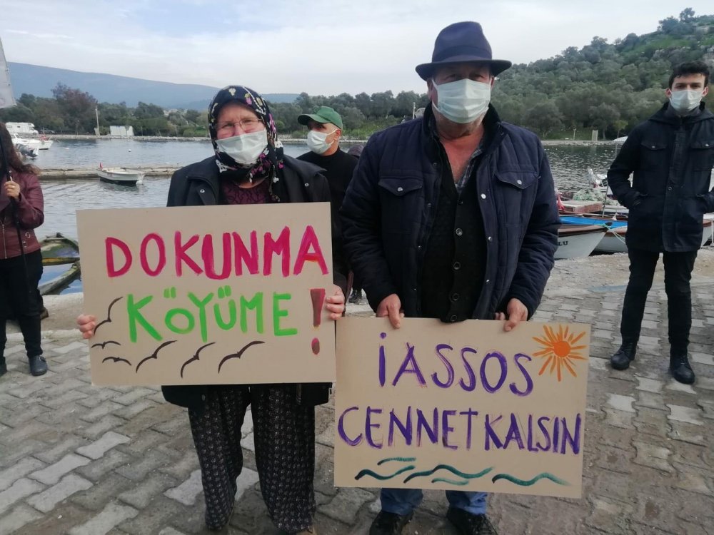 Kıyıkışlacık halkından ikinci liman tepkisi