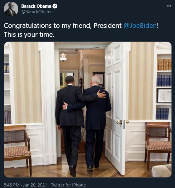 Eski ABD Başkanı Obama’dan Biden'a 