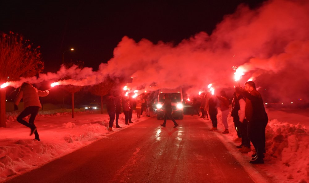 Fenerbahçe kafilesi Sivas'ta
