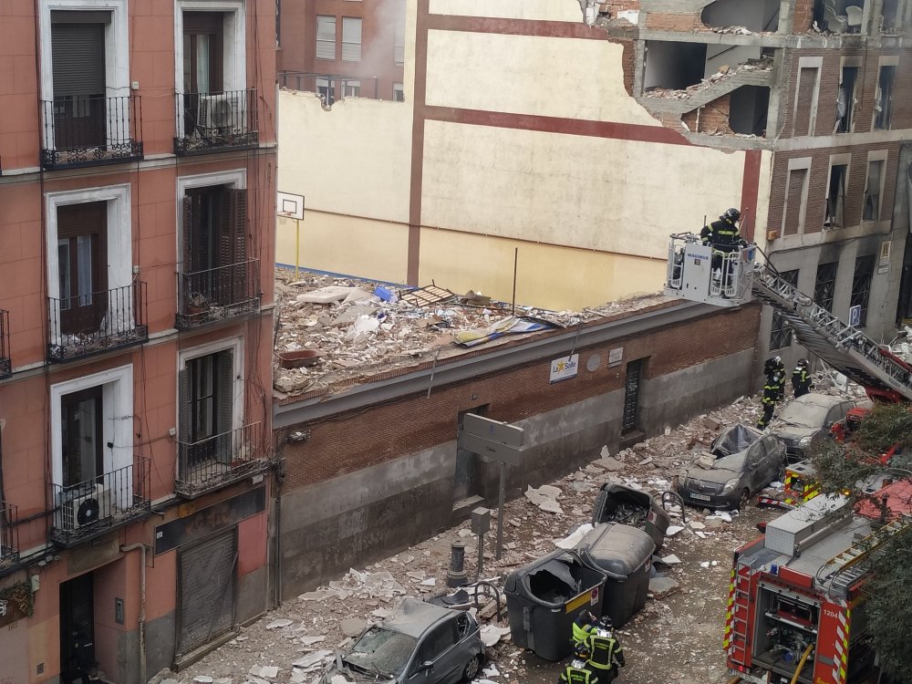 İspanya'nın başkenti Madrid’de patlama : 2 ölü